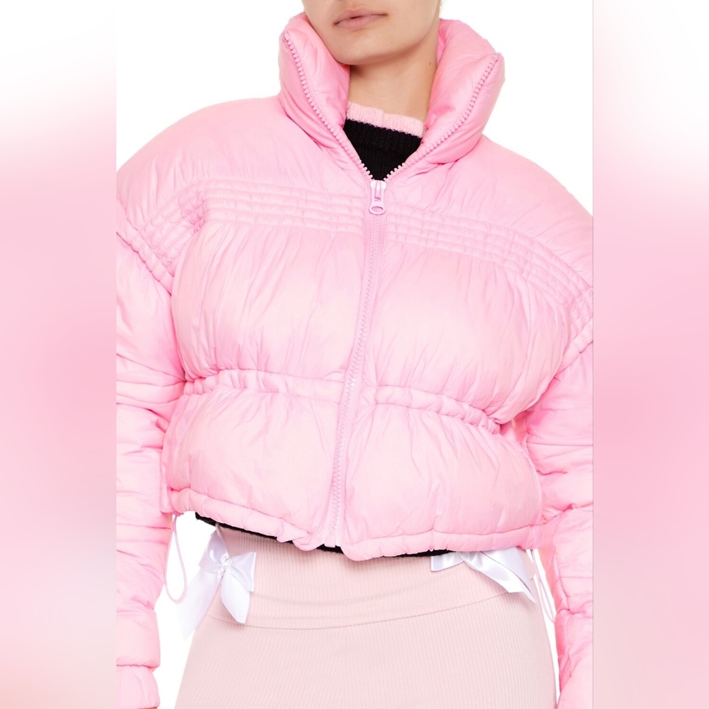 CROPPED Seashell Pink Puffer